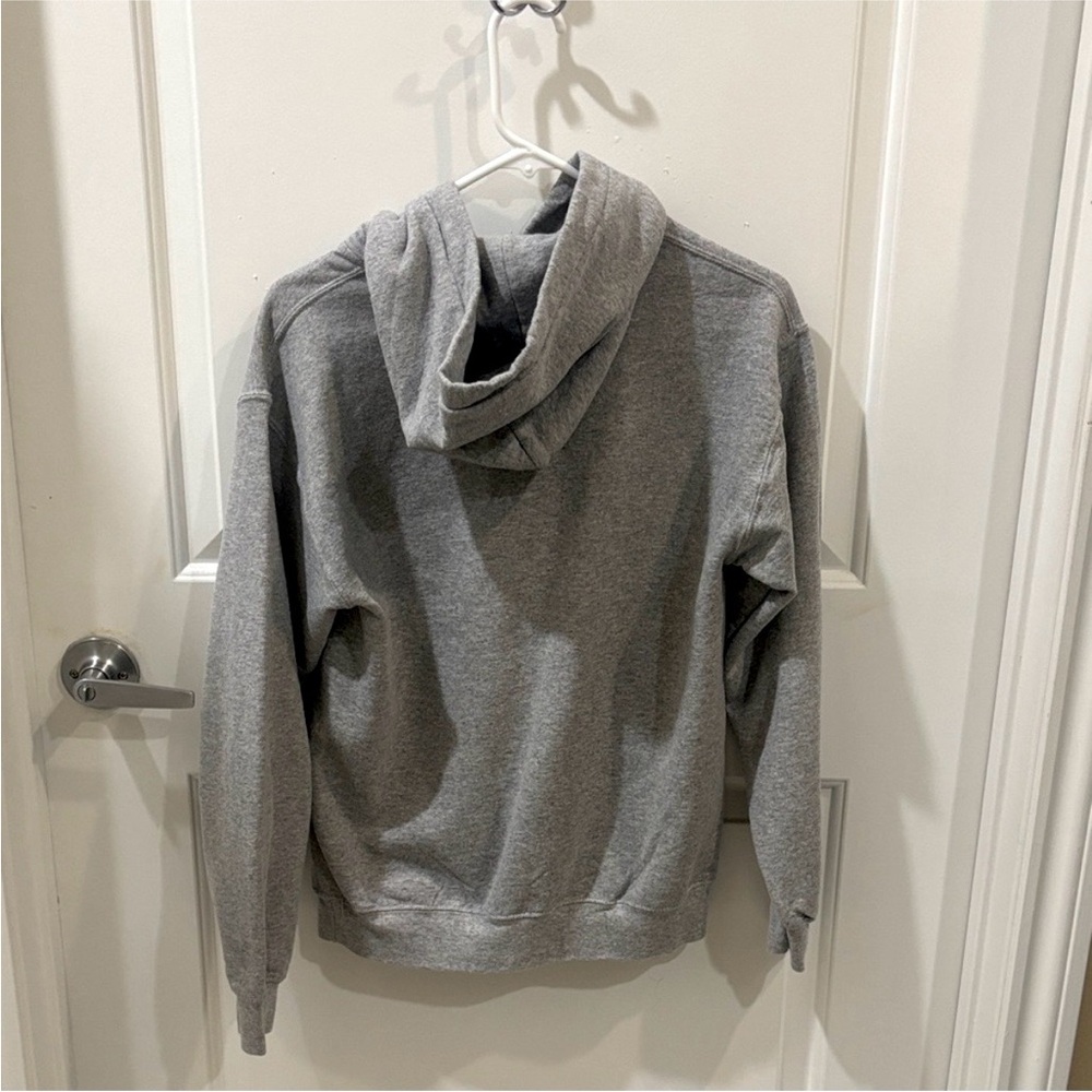 Gildan Texas Hoodie Heather Gray Pullover Sweatshirt Unisex - Picture 3 of 5